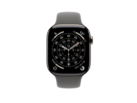 Apple Watch Series 11 Titangehäuse 42mm (GPS + Cellular) mit Gummi Armband 