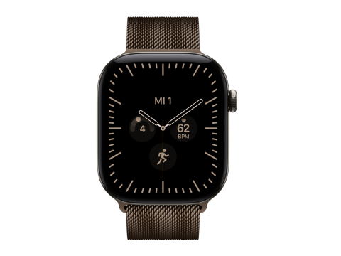 Apple Watch Series 12 Titangehäuse 42mm (GPS + Cellular) mit Edelstahl Armband
