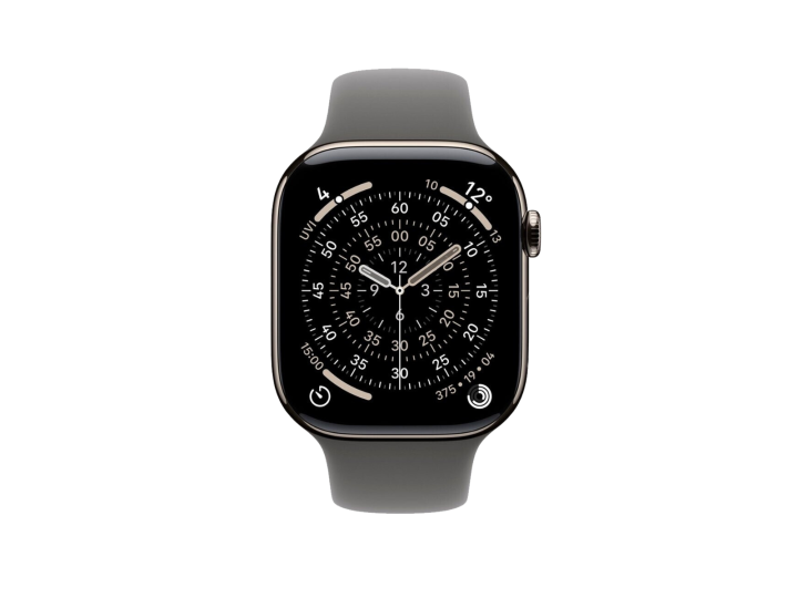Apple Watch Series 11 Titangehäuse 46mm (GPS + Cellular) mit Gummi Armband 